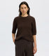 Selected Femme lelou 2/4 knit O-neck delicioso